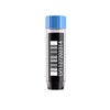 SAFE ® 2ml tubes, 2D bottom code, 1D & human readable side codes, pre-capped with blue caps, bulk 2400 tubes per case