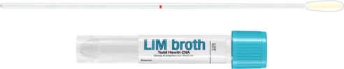 LIM/Todd Hewitt broth + regulær flock-swab, 50 stk