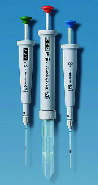 Positive displacement pipette - Transferpettor Fix type, DE-